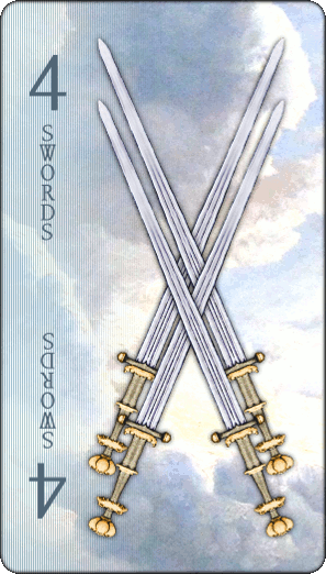 Four of Swords card