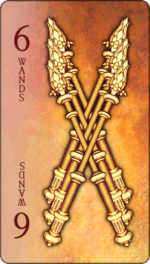 Six of Wands card